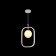 Suspension Avola 1x40W G9, white, gold 17.8x2.5x25 cm