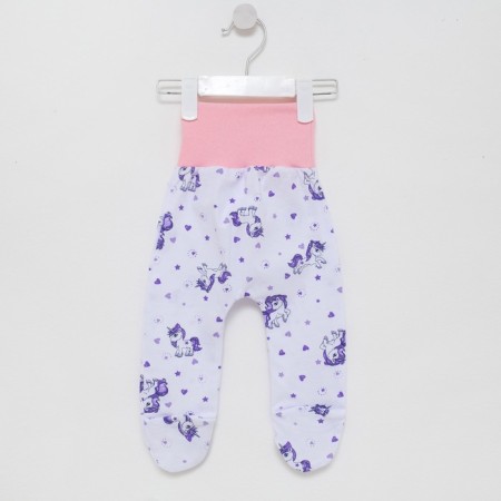 Nursery sliders, white/purple color, height 62 cm-1