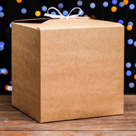 Folding craft box, 21 x 21 x 21 cm