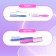Manicure/pedicure brush, 14.5 cm, mix color