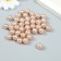 Beads for creativity plastic "Pearls" Cream set 20 grams d = 1 cm