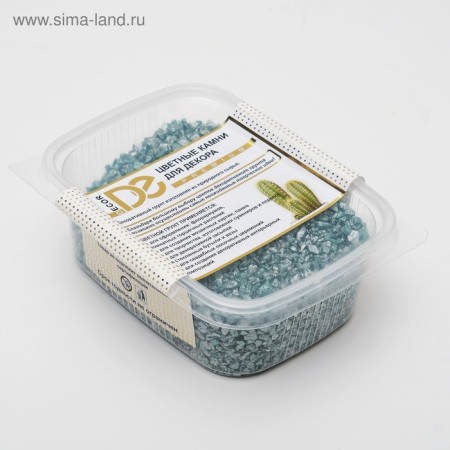 Soil "Emerald metallic" decorative sand quartz, 250 g, fr. 1-3 mm-3