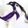 The ammunition set is soft, reflective, leash 120 x 2 cm, Osh 25-72 cm, purple