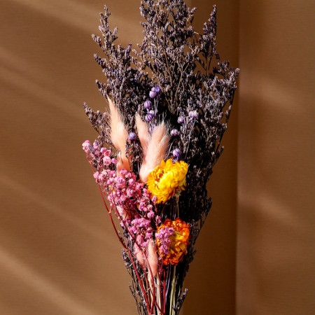 Bouquet of dried flowers "Bright colors", 52 × 12 × 8 cm-1