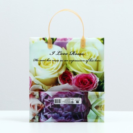 Package "Tender Roses", soft plastic, 26 x 23 cm, 110 μm-1