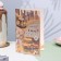 Postcard "On Birthday!" Glitter, Congrev, Coffee, Car, 12.5x19.4 cm
