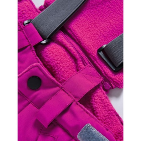 Ski costume for a girl, height 110 cm, raspberry color-15