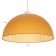 Bayerlux suspension Bayerlux "Wave" E27 15W brown 40x40x18 (+60) cm