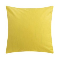 Pillowcase Ethel 70x70 cm, yellow color, 100% cotton, stump, 125 g/m2