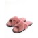 Slippers Women's cross open nose, size 39-41, color dusty rose