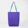 Textile bag with lightning, lilac color/mint