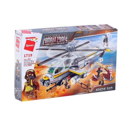 Military designer "assault helicopter", 3 minifigurs, 280 parts-2