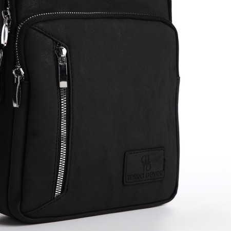 Male bag, terra dever, black color-2