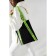 Shopper bag is not my problem with a lining, 35x30 cm, black color