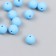 Busina Silicon "Round" Vasilokovo-blue d = 0.9 cm