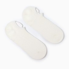 Women's socks, milk color, size 36-40