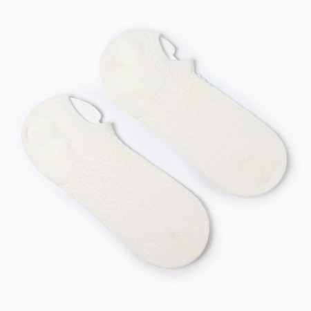 Women's socks, milk color, size 36-40