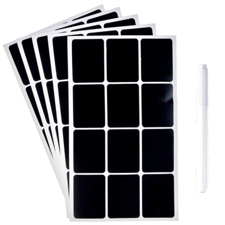 The stickers are waterproof, a set of sheets 5 pcs., Cretaceous marker, size 1 stickers - 40 × 30 mm-2