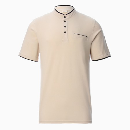 T-shirt (Polo) Male Minaku Regular Fit: beige color, river 48-3