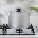 Aluminum pan, 2.5 l, deep, metal cover
