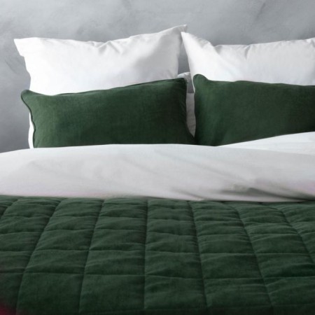 Cover with pillowcases "Soft", size 160x220 cm, emerald color-2
