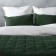 Cover with pillowcases "Soft", size 160x220 cm, emerald color