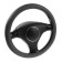Braid on the steering wheel Lavita, size L, gray, PVC