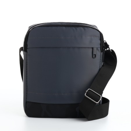 Men's bag 20*8*23, 2 lightning department, 3 n/k, gray-1
