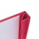 Folder "Master dissertation" Bumvinyl, scallops/suture, without paper, red color (capacity up to 300 sheets)