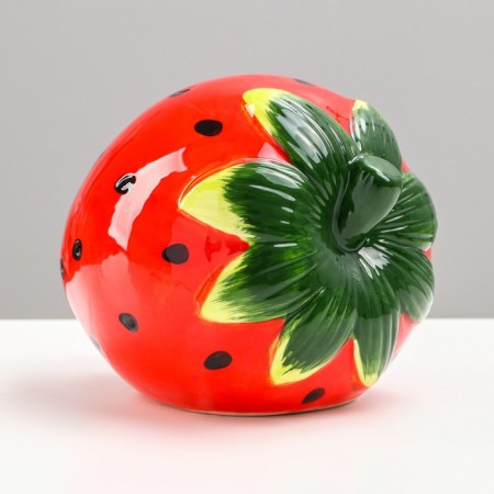 House for rodents "strawberry" ceramic, 12 x 9 x 9 cm-1