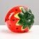 House for rodents "strawberry" ceramic, 12 x 9 x 9 cm