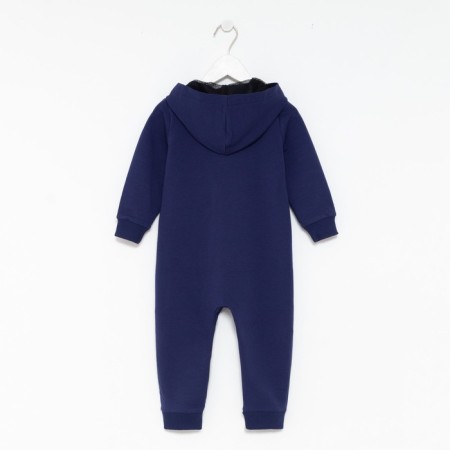 Overalls for a boy, blue color/machine, height 80 cm-2