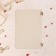 Wooden postcard "Love" handmade, light, butterflies, 12x8 cm