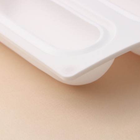Form for mousse desserts and baking konfinetta "eclair", 30 × 17 × 3 cm, 5 cells (14.5 × 4.5 cm), white color-4