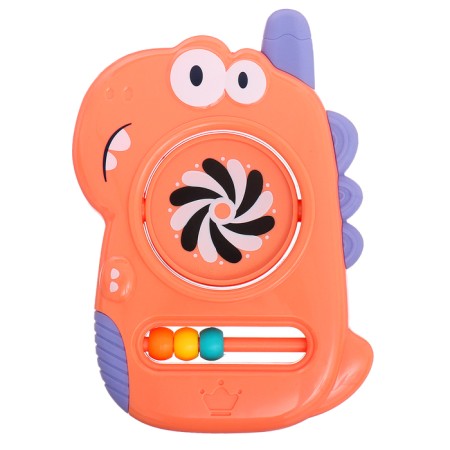 Developing toy for kids "Dino", with a teether for teeth, mix-4