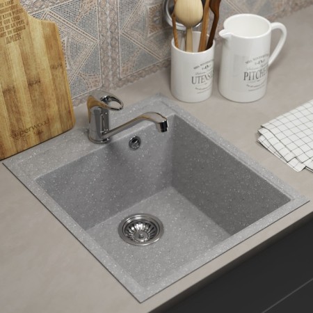 Kitchen carrier from the stone Uperwood Econ UPD-404, 003, rectangular, color 003 Gray matte