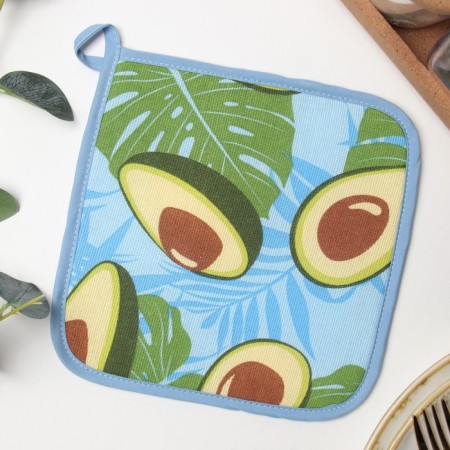 Group 18x18 cm, avocado, martial, 100% cotton