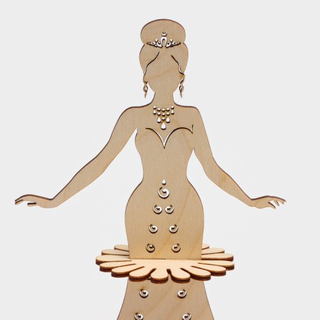 Napotnik Wooden Dolyana "Beautiful Bride", 21.5 × 14.5 cm-2