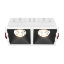 The built-in lamp Technical DL043-02-15W3K-SQ-WB, LED, 30 W, 167x85x63 mm, 2100 lm, 3000k, white-black