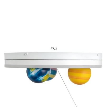 Светильник Планеты 3хE27 40Вт LED 31Вт 50х50х60 см BayerLux-3