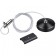 Suspending kit with a 1-meter novotech cable. Flum, black color