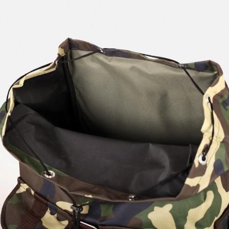 Tourist backpack, 55 l, cord department, 4 outer pockets, ZFTS, Khaki color-4