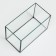 Aquarium "rectangular" with a lid, 5 liters, 25 x 13 x 15.5/18 cm, bleached oak