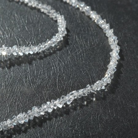 Bus Boss 4 mm "Crystal", white color, 40 cm + 5 cm extension cord-1