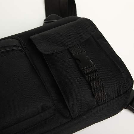 Babberry bag with lightning, 2 external pockets, black color-11