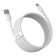 Cable Baseus, Type -C - USB, 5 A, PVC braid, 1.5 m, white