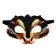 New Year! Carnival mask "Mysterious snake" with black spitters