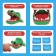 Board game "New Year's fight", from 2 players, 3+