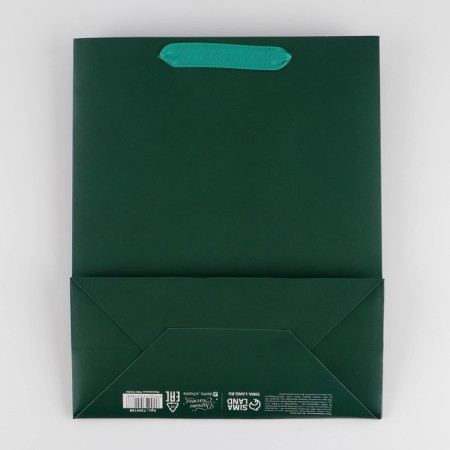 Gift laminated package, packaging, "Emerald", m 26 x 30 x 9 cm-3