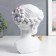 Polystone souvenir "Baby with lily in her hair and butterfly" White 23x17x7 cm